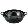 Photo5: Wahei Japanese TEMPURA IRON Flying Pan fritter Pot D20cm (5)