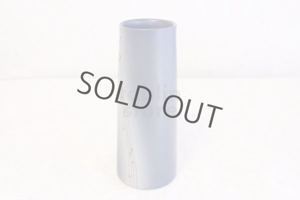 Photo5: Tokoname yaki ware Shizuku line Japanese vase H210mm (5)