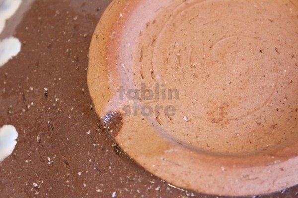 Photo6: Hagi ware Japanese Serving plate Brilliance W275mm (6)