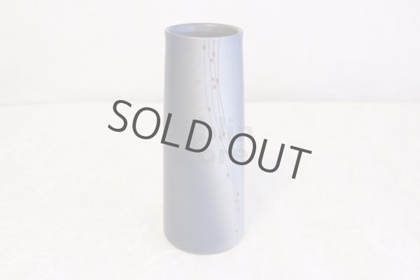 Photo7: Tokoname yaki ware Shizuku line Japanese vase H210mm (7)