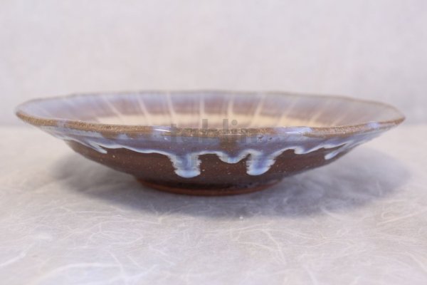Photo7: Hagi ware Japanese Serving plate Brilliance W275mm (7)