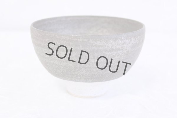 Photo2: Kiyomizu porcelain Japanese matcha tea bowl white n wan Daisuke Tokinoha (2)