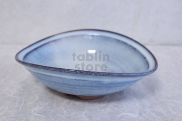 Photo4: Hagi ware Japanese Serving bowl Aihagi W240mm (4)