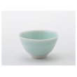 Photo5: Hasami ware Japanese Sake bottle and Sake cup set Seiji light blue glaze (5)