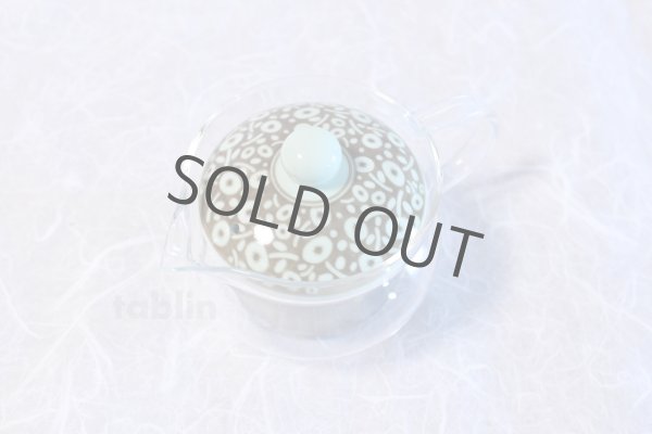Photo5: Hasami Porcelain Glass Japanese tea pot Aura S type strainer green 375ml (5)