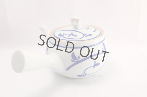 Photo7: Arita yaki ware rabbit karakusa Japanese tea pot 330ml (7)