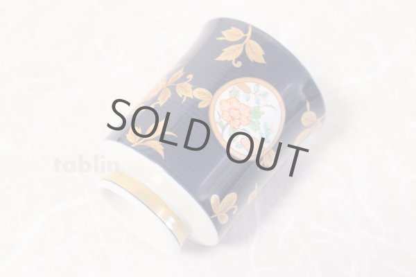 Photo10: Koimari Hasami porcelain Futatuki Yunomi gold flower Japanese tea cup (set of 2) (10)
