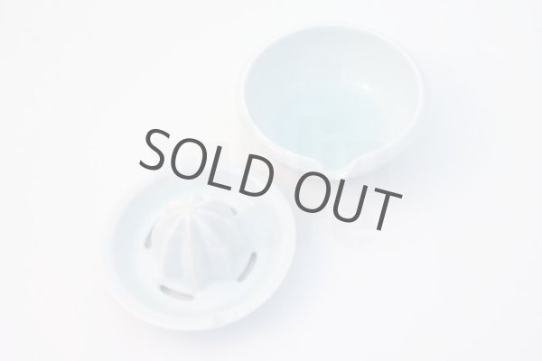 Photo3: Arita porcelain Japanese reamer lemon press fujimaki seiji (3)
