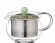 Photo8: Hasami Porcelain Glass Japanese tea pot Aura S type strainer green 375ml (8)