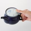Photo2: Arita yaki ware rabbit ultramarine Japanese tea pot 450ml (2)