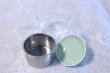 Photo3: Hasami Porcelain Glass Japanese tea pot Aura S type strainer green 375ml (3)