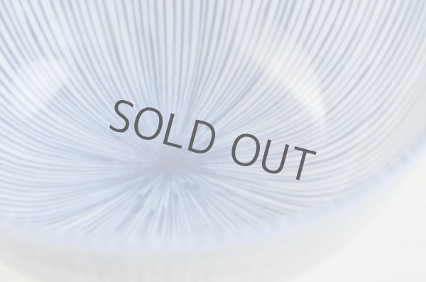 Photo3: Japanese Rice Soup Noodle bowl Mino ware Togusa line blue D146mm H74mm (3)