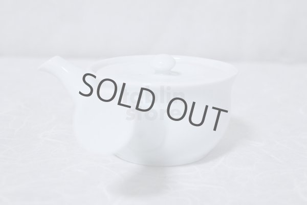 Photo3: Arita Porcelain Japanese tea pot white ceramic strainer manten 200ml (3)