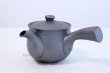 Photo3: Arita porcelain Black glaze sendan Japanese tea pot 375ml (3)