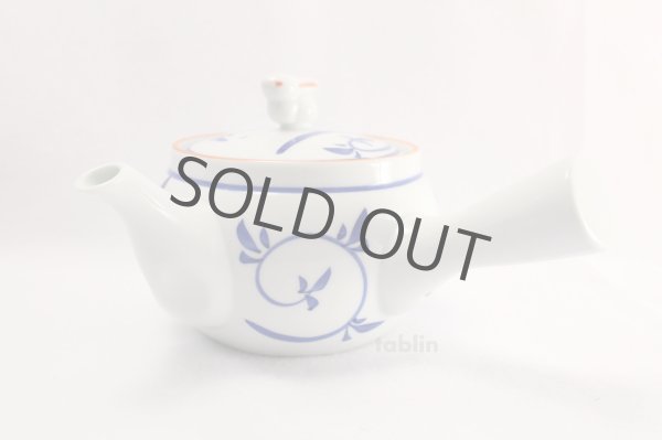Photo2: Arita yaki ware rabbit karakusa Japanese tea pot 330ml (2)