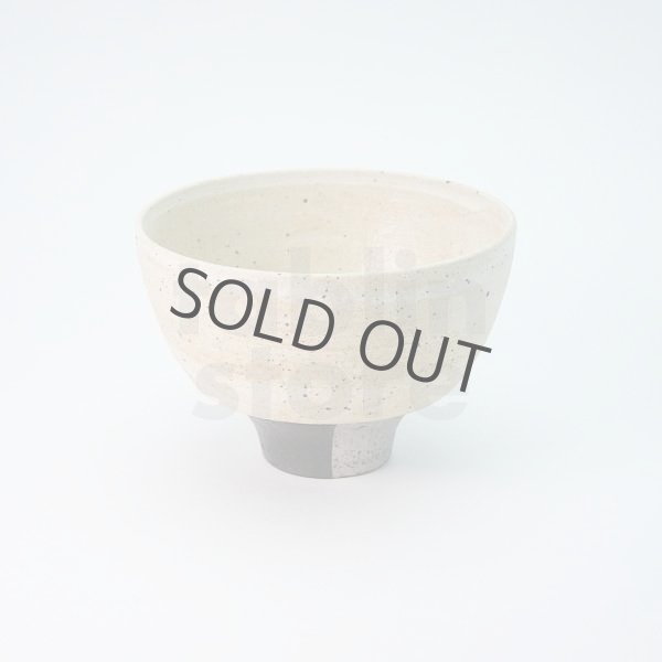 Photo2: Kiyomizu porcelain Japanese matcha tea bowl chawan Daisuke kobiki iroe black (2)