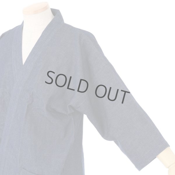 Photo3: Japanese Separated Kimono traditional style denimu SAMUE for men (3)