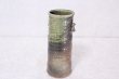 Photo7: Shigaraki pottery Japanese small vase bidoro mimi tu H20cm (7)