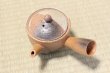 Photo10: Shigaraki Japanese tea pot kyusu midori mame pottery tea strainer 230ml (10)