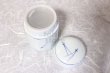 Photo7: Arita porcelain Tea Caddy Japanese tea container matsuba blue H10cm (7)