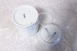 Photo8: Arita porcelain Tea Caddy Japanese tea container matsuba blue H10cm (8)