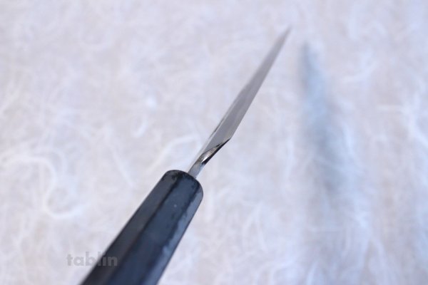 Photo9: SAKAI TAKAYUKI Japanese knife Aonikou Yasuki Blue-2 Steel Ebony wood Yanagiba Sashimi (9)
