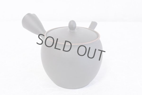 Photo7: Tokoname Japanese tea pot kyusu Yukitaka heart-shaped ceramic tea strainer 230ml (7)