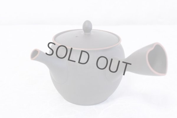 Photo5: Tokoname Japanese tea pot kyusu Yukitaka heart-shaped ceramic tea strainer 230ml (5)