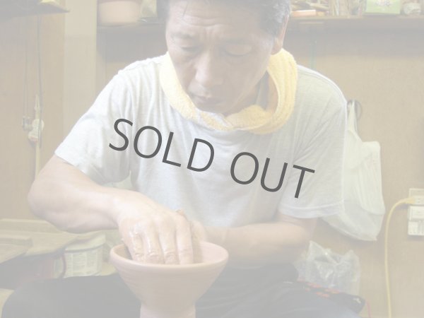 Photo2: Japanese tea pot cups set Hagi ware namihana Keizo pottery tea strainer 590ml (2)