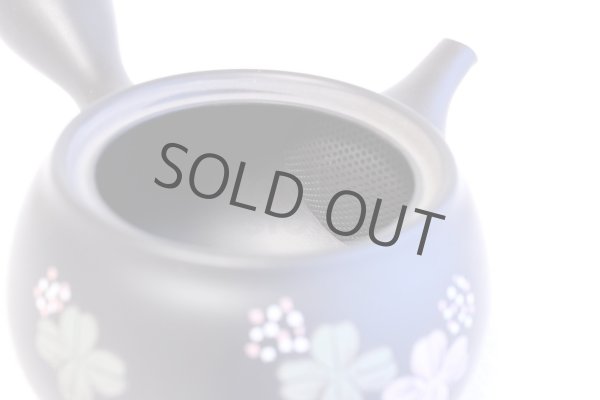 Photo6: Tokoname yaki ware Japanese tea pot Shujyu lf ceramic tea strainear 280ml (6)