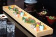 Photo2: Japanese Natural Wooden Sushi Sashimi Serving Plate yc nagara cypress W45cm (2)