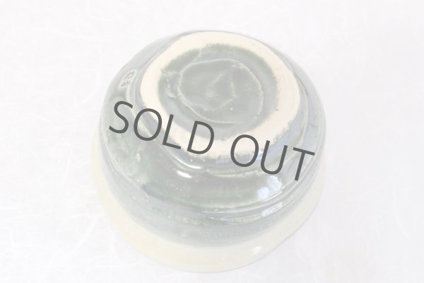 Photo9: Mino yaki ware Japanese tea bowl Oribe kasumi chawan Matcha Green Tea (9)