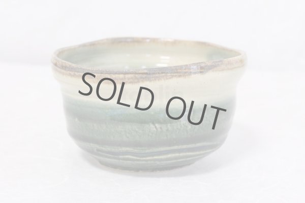 Photo4: Mino yaki ware Japanese tea bowl Oribe kasumi chawan Matcha Green Tea (4)