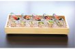 Photo3: Japanese Natural Wooden Sushi Sashimi Serving Plate yc nagara cypress W45cm (3)