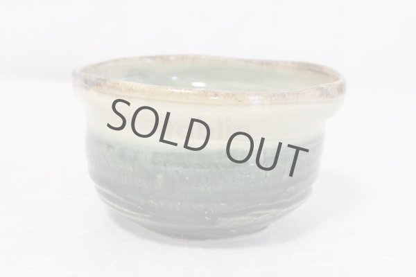 Photo3: Mino yaki ware Japanese tea bowl Oribe kasumi chawan Matcha Green Tea (3)