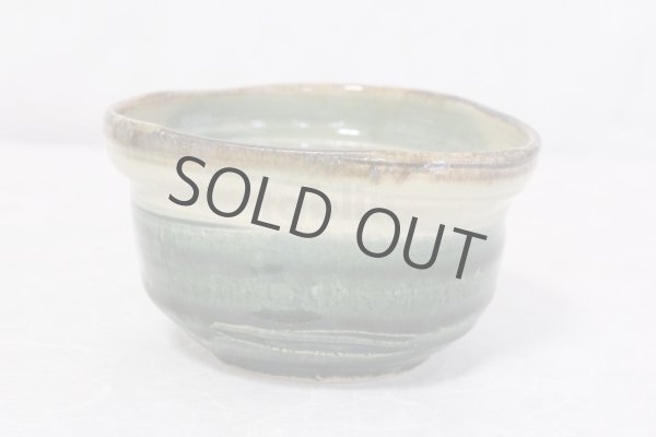Photo6: Mino yaki ware Japanese tea bowl Oribe kasumi chawan Matcha Green Tea (6)