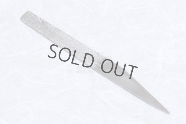 Photo13: Kiridashi kuri kogatana wood grain Takao Shibano Japanese woodworking Knife blue-2 70mm (13)