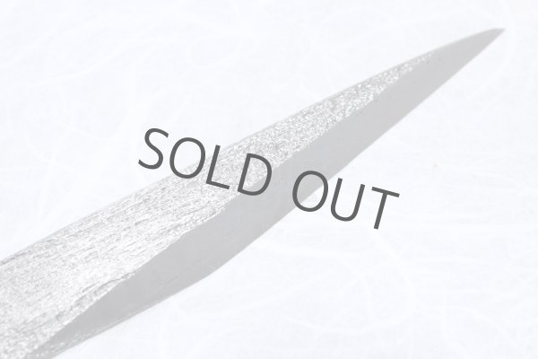 Photo10: Kiridashi kuri kogatana wood grain Takao Shibano Japanese woodworking Knife blue-2 70mm (10)