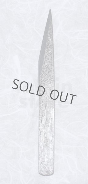 Photo6: Kiridashi kuri kogatana wood grain Takao Shibano Japanese woodworking Knife 70mm left hand (6)