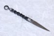 Photo2: Kiridashi kuri kogatana wa Takao Shibano Japanese woodworking Knife Sword Blue-2 steel 60mm (2)
