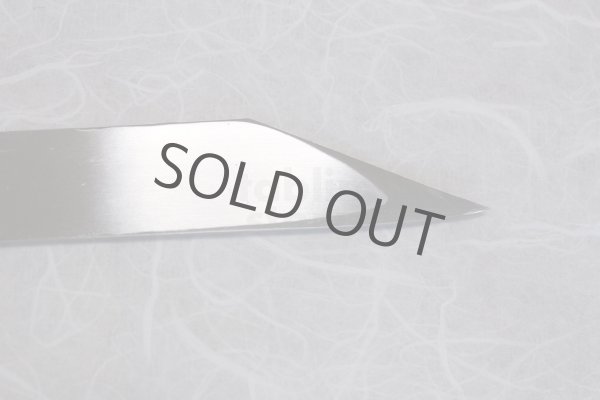 Photo8: Kiridashi kogatana Suminagashi Damascus Takao Japanese woodworking Knife blue-2 56mm (8)