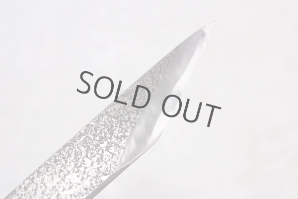 Photo7: Kiridashi kogatana hammered Takao Shibano Japanese woodworking Knife yasuki white-2 60mm (7)