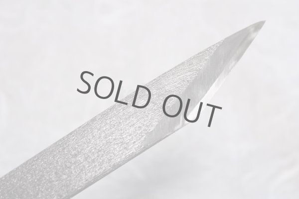 Photo4: Kiridashi kogatana wood grain Takao Shibano Japanese woodworking Knife yasuki white-2 57mm (4)