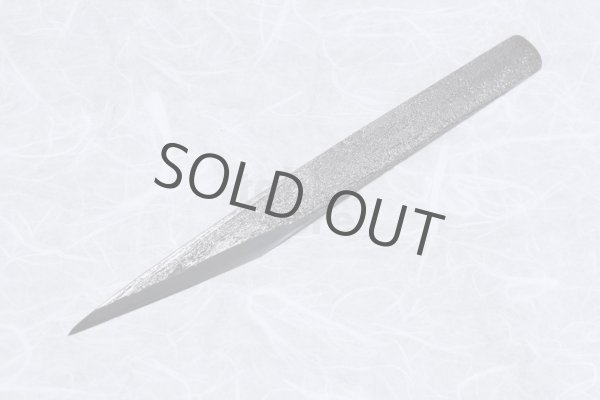 Photo8: Kiridashi kuri kogatana wood grain Takao Shibano Japanese woodworking Knife 70mm left hand (8)