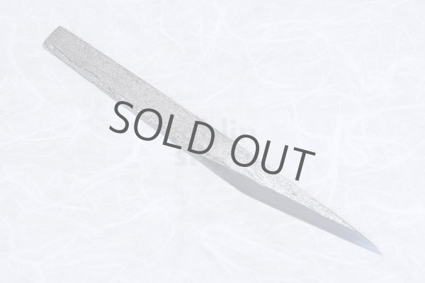 Photo7: Kiridashi kuri kogatana wood grain Takao Shibano Japanese woodworking Knife blue-2 70mm (7)