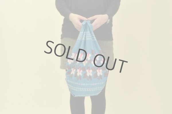 Photo2: Furoshiki Japanese fabric wrapping cloth yotsuba dokudami cotton 90cm (2)