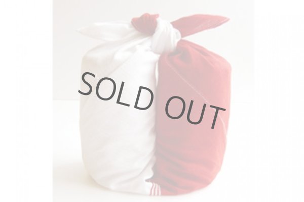 Photo3: Furoshiki Japanese fabric wrapping cloth haredzutsumi red white cotton 50cm (3)