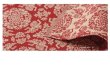 Photo1: Furoshiki Japanese fabric wrapping cloth Shosoin Leo shishi cotton red 120cm (1)
