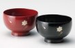 Photo1: Japanese Echizen Urushi lacquer soup bowl wan suisen D10.7cm set of 2 (1)