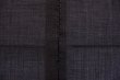 Photo2: Noren Mitsuru Japanese linen door curtain Kakishibu full flood moon 88 x 150cm (2)